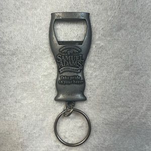 Bottle opener Sam Adams keychain